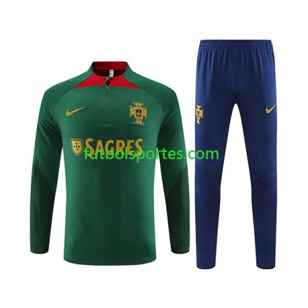 Portugal Sudadera de Entrenamiento Trajes Verde 2023/2024